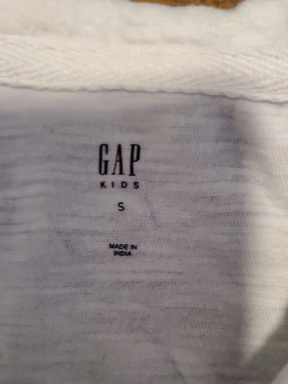Gap Kids White Polo with Multi-Color Stripes